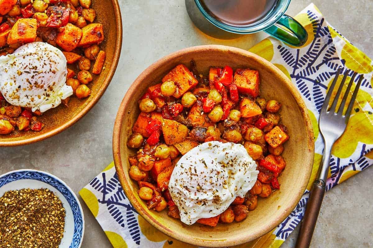 Sweet Potato Breakfast Meal Prep Bowls - No Getting Off This Train