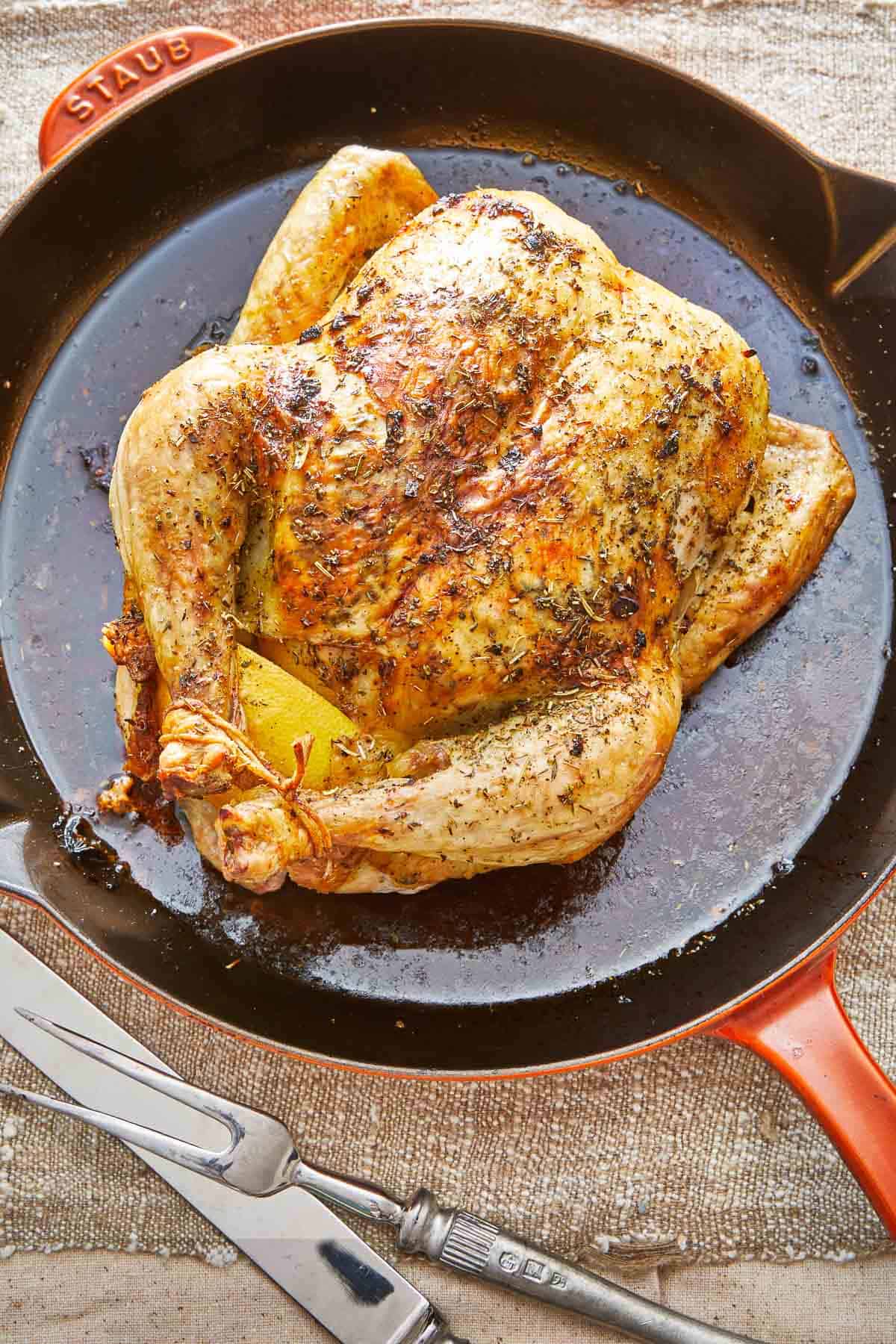 Oven Roasted Whole Chicken - The Clean Eating Couple