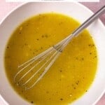 pin image 2 for apple cider vinaigrette.