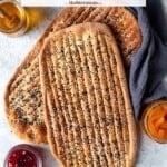 pin image 1 for barbari bread persian flatbread.