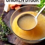 pin image 1 for how to make chicken stock.