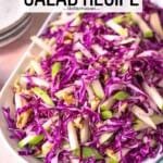pin image 1 for red cabbage salad.