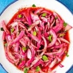 pickled onions in a bowl.