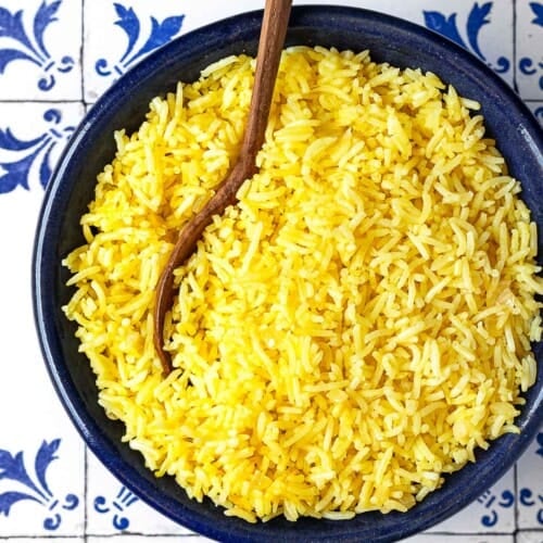 Saffron Rice Recipe  The Mediterranean Dish