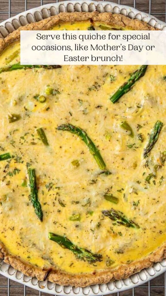 Asparagus Quiche The Mediterranean Dish