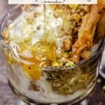 pin image 2 for baklava ice cream.