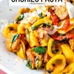 Pin image 1 for Chorizo pasta.