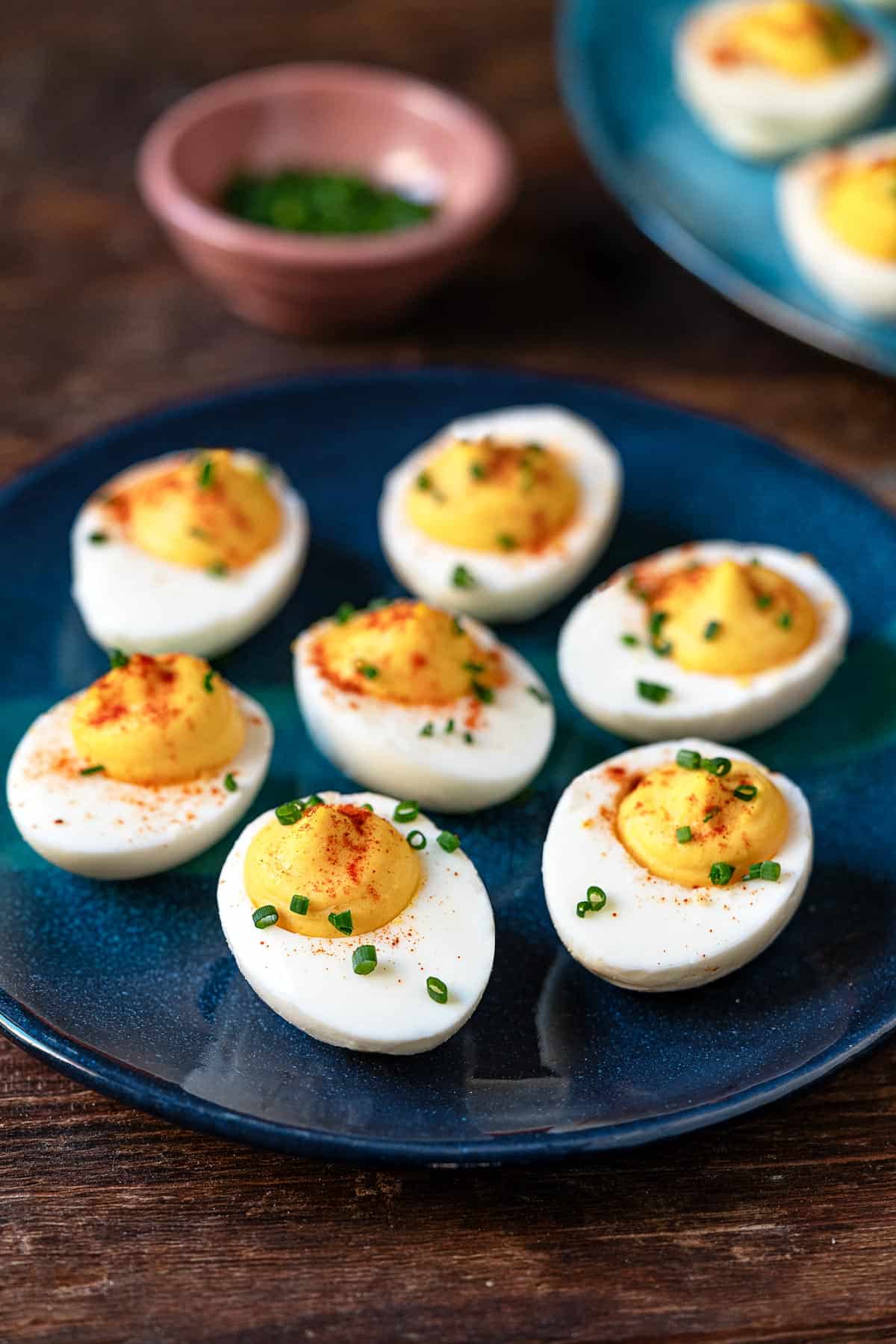 Healthy Deviled Eggs | The Mediterranean Dish