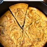 pin image 2 for farinata italian chickpea pancake.