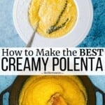 pin image 3 for how to make polenta.