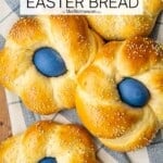 pin image 1 for italian easter bread.