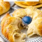 pin image 2 for italian easter bread.