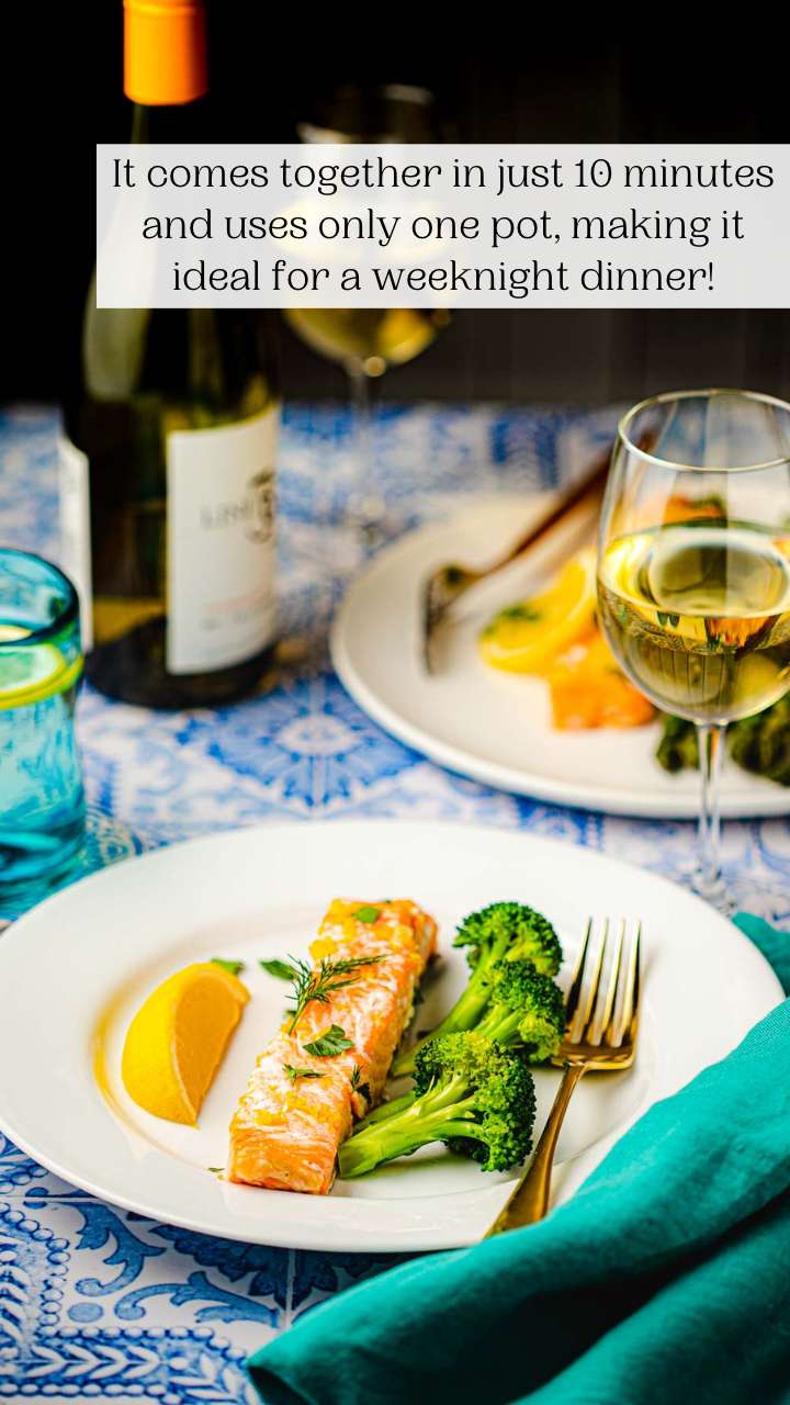 Simple Poached Salmon - The Mediterranean Dish