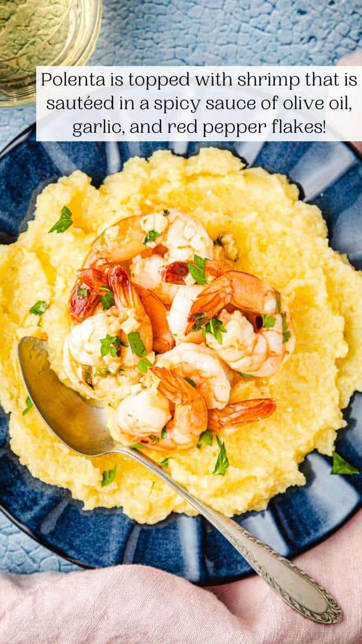 Shrimp and Polenta - The Mediterranean Dish