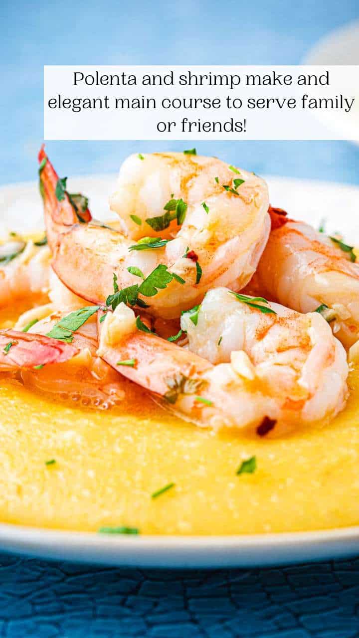 Shrimp and Polenta - The Mediterranean Dish