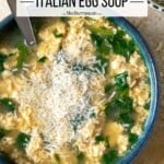 Pin image 1 for stracciatella italian egg soup
