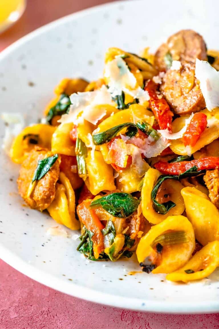 Chorizo Pasta Recipe The Mediterranean Dish