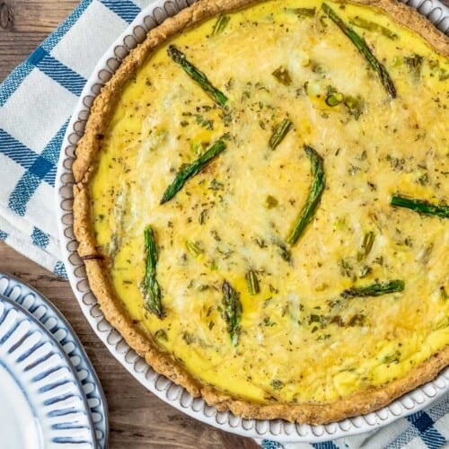 Asparagus Quiche Recipe The Mediterranean Dish