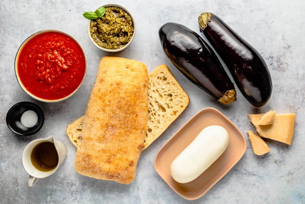 Easy Eggplant Parmesan Sandwich The Mediterranean Dish