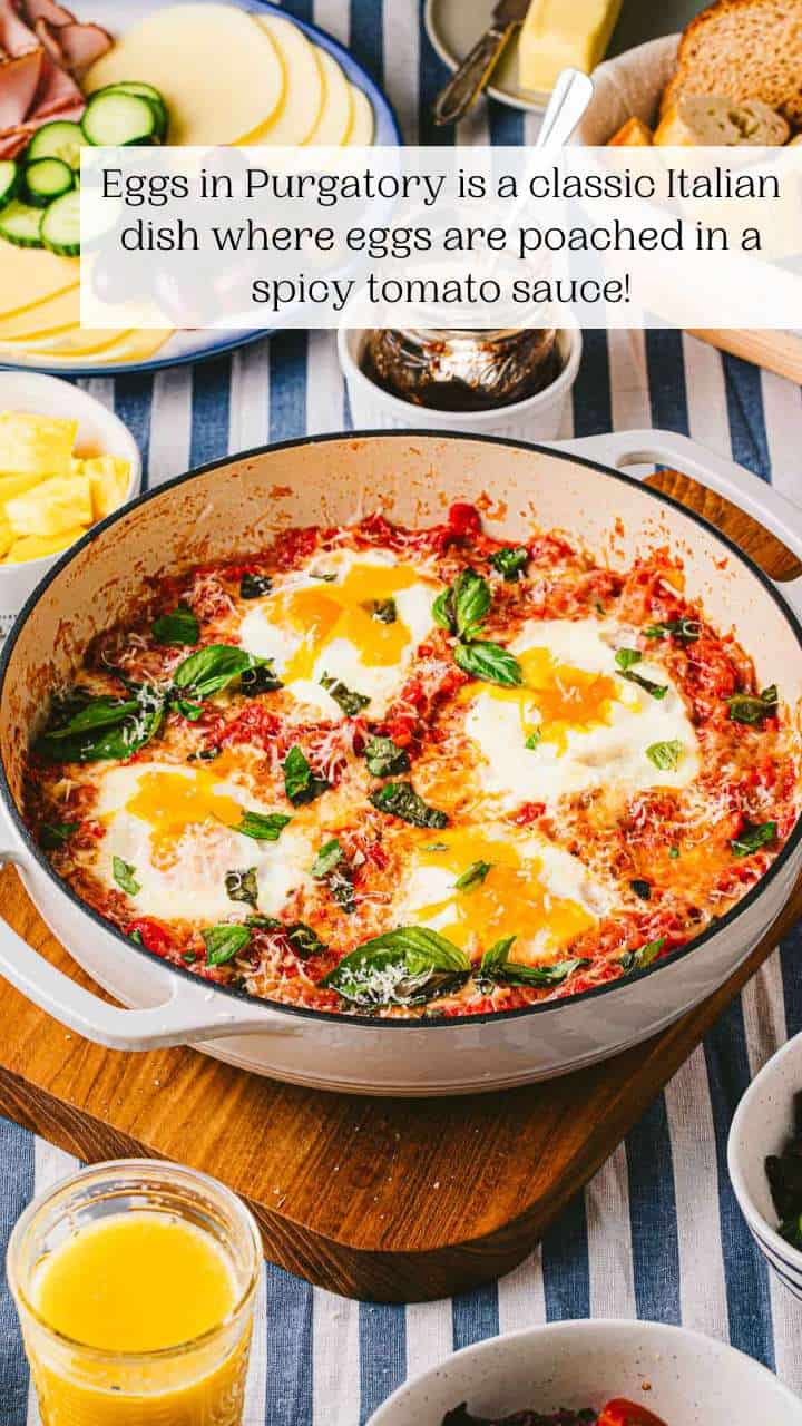 Eggs in Purgatory (Uova in Purgatorio) The Mediterranean Dish