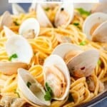 Pin image 2 for Linguine Alle Vongole (Linguini with Clams).