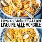 Pin image 3 for Linguine Alle Vongole (Linguini with Clams).