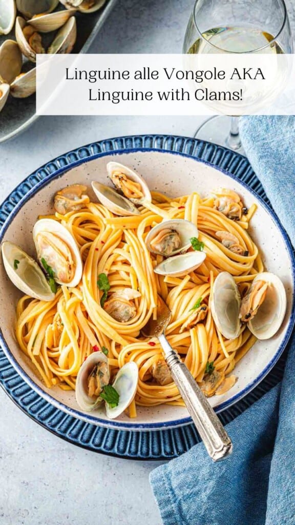 Linguine Alle Vongole (Linguine With Clams) The Mediterranean Dish