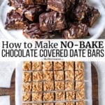 Pin image 3 for Chocolate Covered Date Bars.