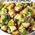 Pin image 1 for Greek Potato Salad.