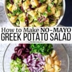 Pin image 3 for Greek Potato Salad.