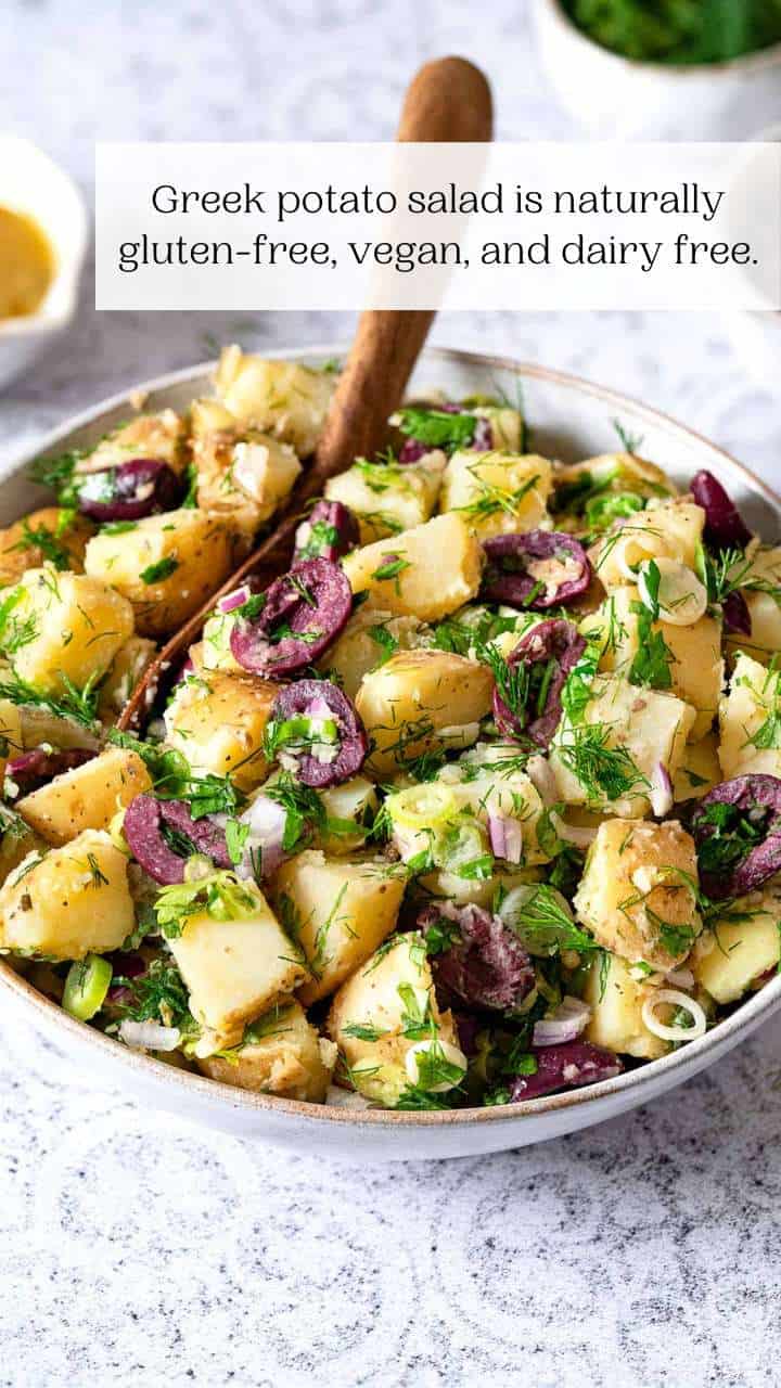 Greek Potato Salad - The Mediterranean Dish