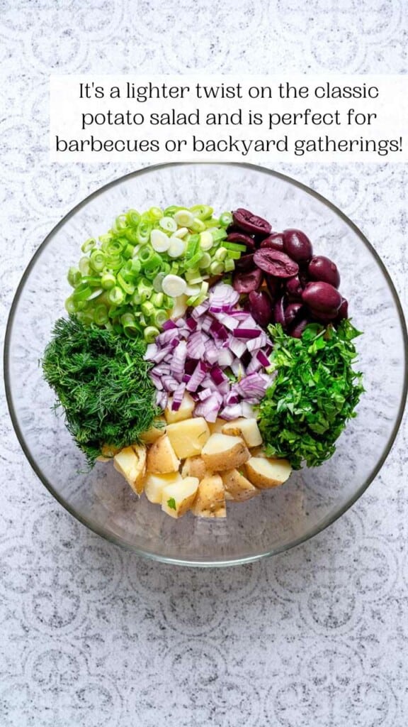 Greek Potato Salad - The Mediterranean Dish