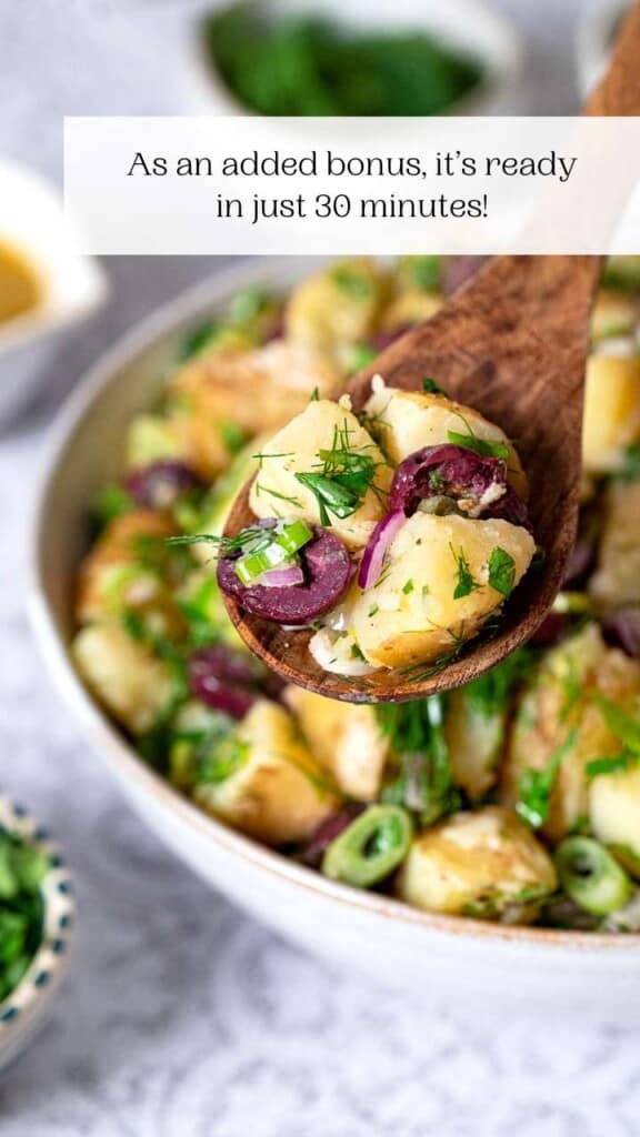 Greek Potato Salad - The Mediterranean Dish