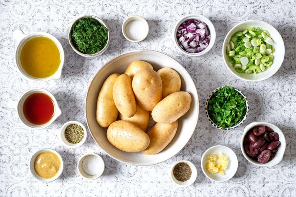 Greek Potato Salad | The Mediterranean Dish