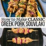 Pin image 3 for Pork Souvlaki.