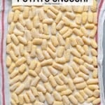 Pin image 1 for potato gnocchi.
