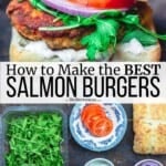 pin image 3 for salmon burgers.