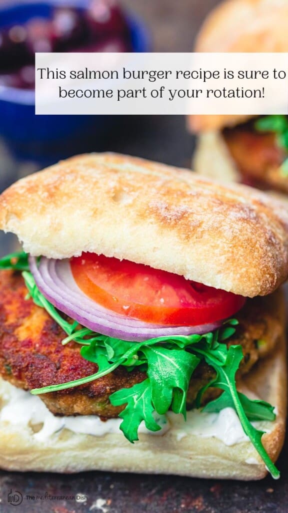 Salmon Burgers The Mediterranean Dish