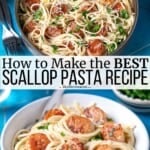 Pin image 3 for scallop pasta.