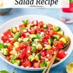 pin image 2 for watermelon salad.