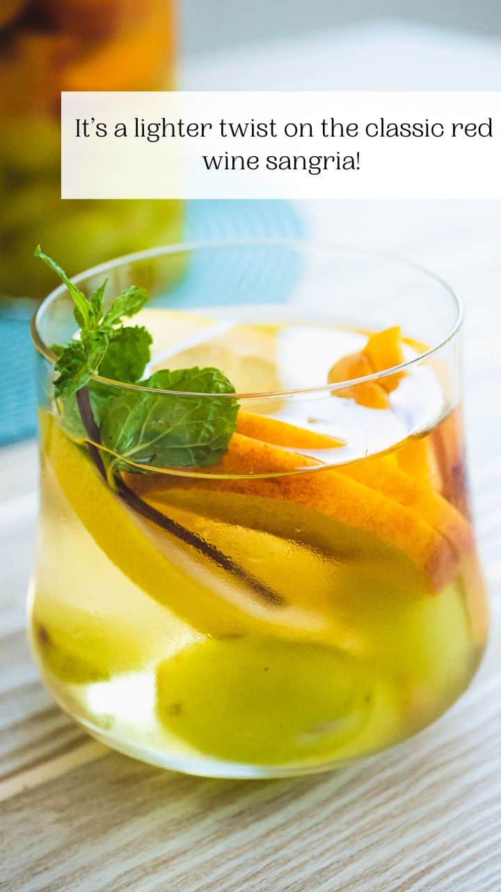 White Sangria The Mediterranean Dish