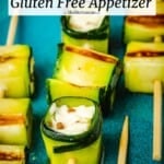 Pin image 2 for Zucchini skewers.