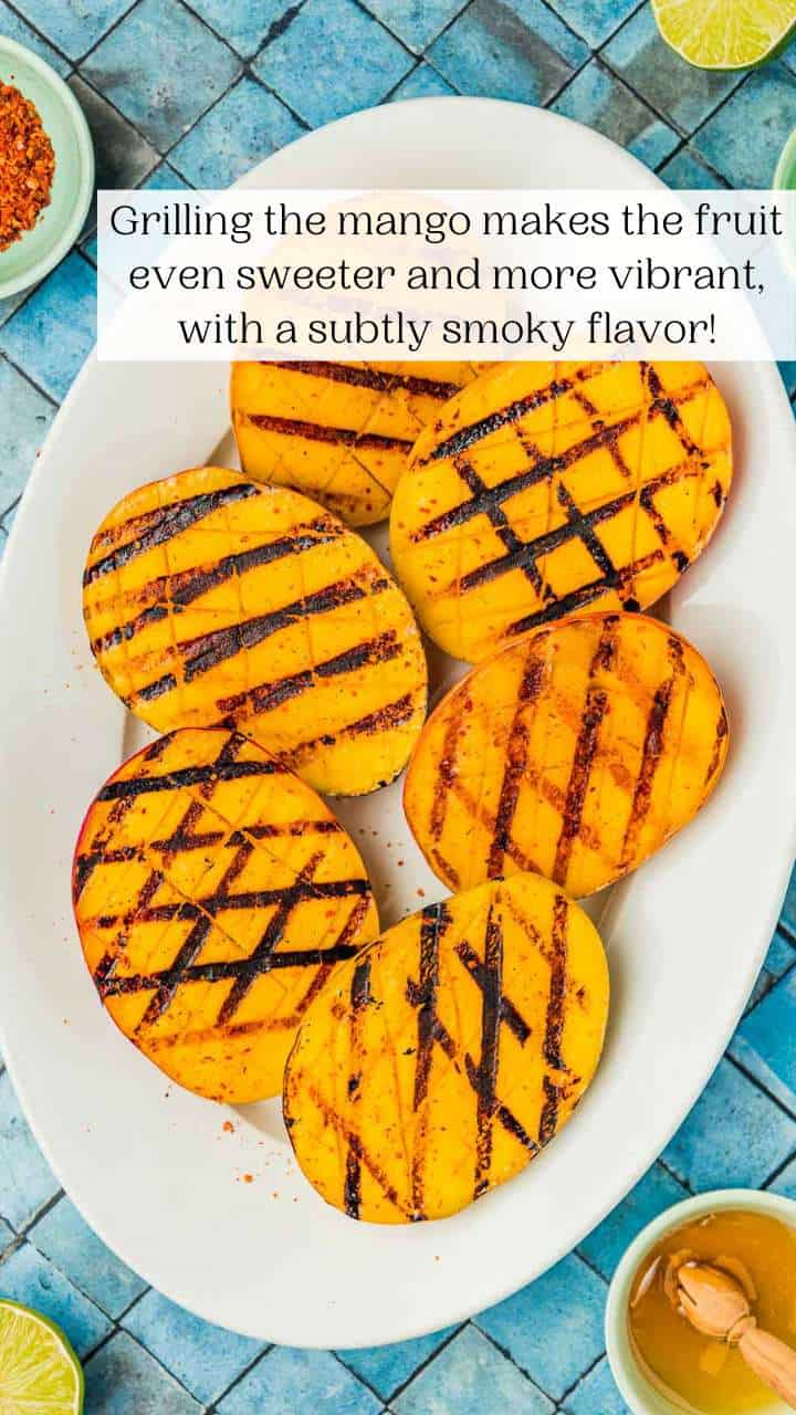 Grilled Mango With Lime, Aleppo Pepper, And Honey The Mediterranean Dish