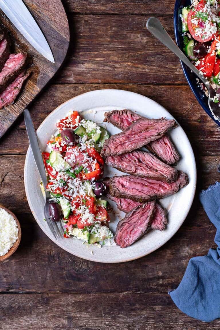 Grilled Skirt Steak The Mediterranean Dish