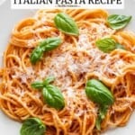 Pin image 1 for pasta pomodoro.