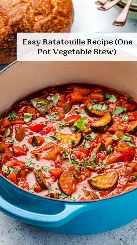 Easy Ratatouille (One Pot Vegetable Stew) The Mediterranean Dish