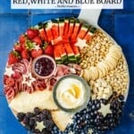 Pin image 1 for Red, White, and Blue Fruit Charcuterie Board.
