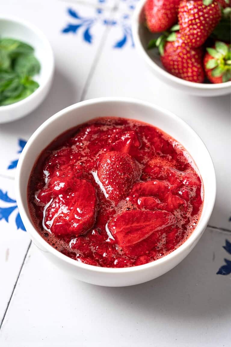 Strawberry Compote The Mediterranean Dish