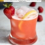 pin image 1 for strawberry lemonade.