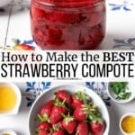 pin image 3 for strawberry compote.